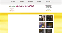 Desktop Screenshot of casaruralalamogrande.com